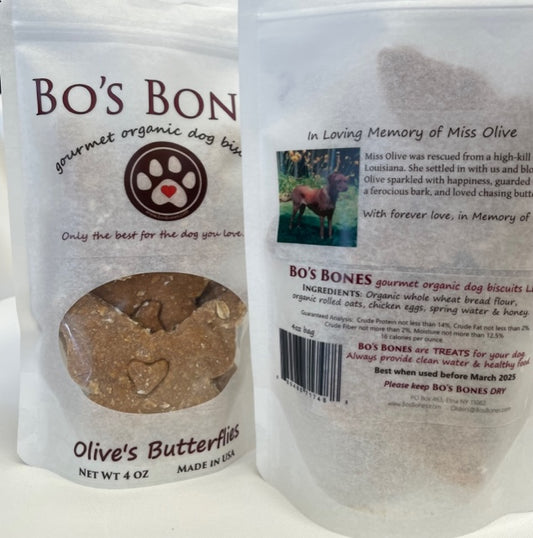 Olive's Butterflies, 4oz bag